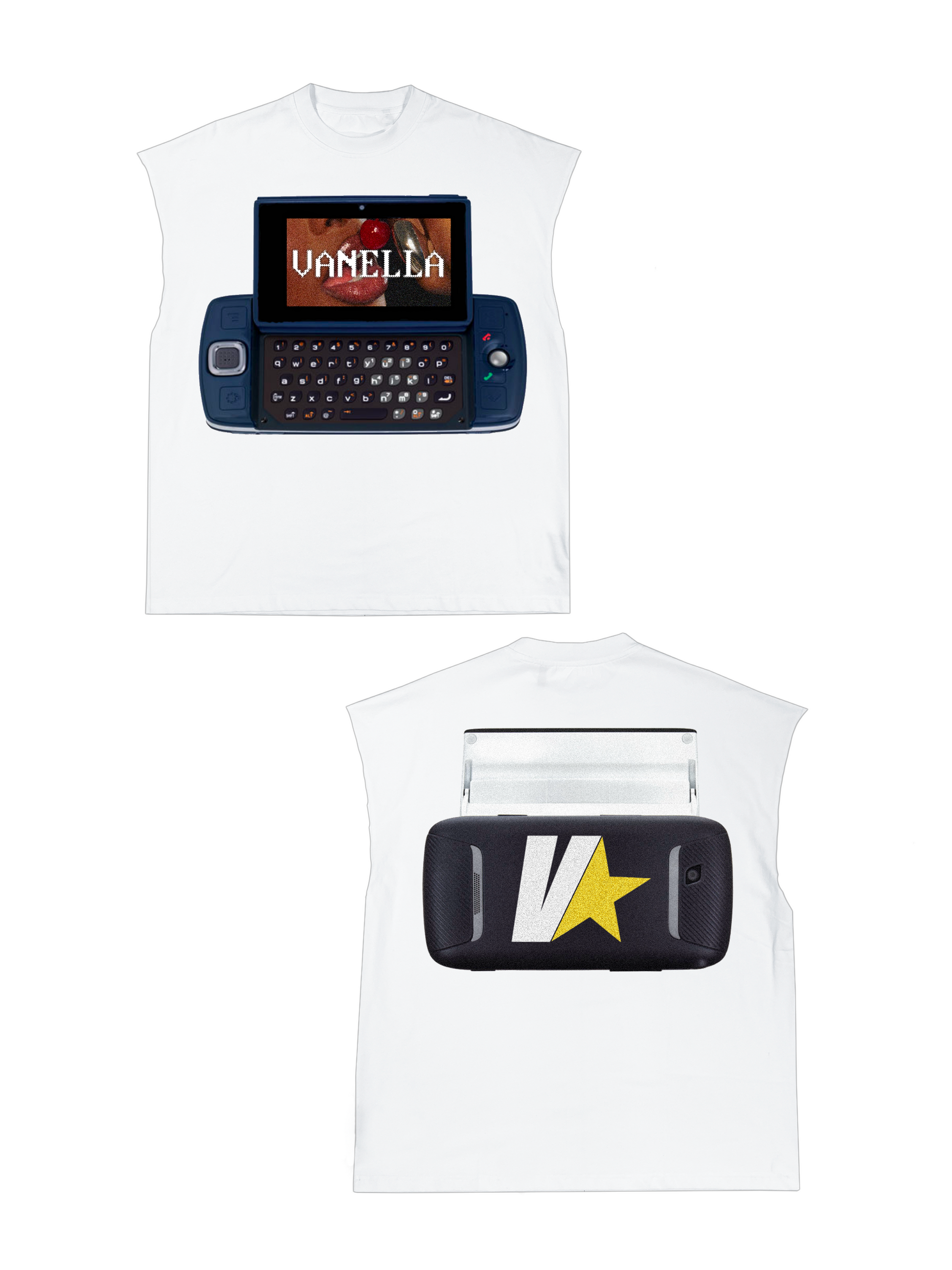 “ Sidekick “ Cut Off Tee