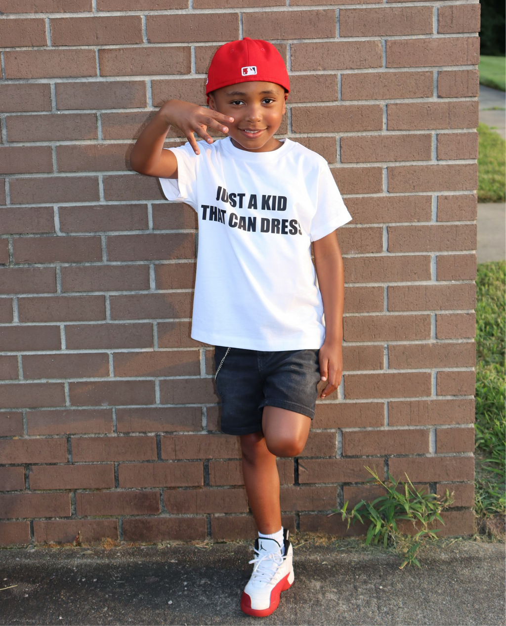 Kids “JUST A KID” Tee