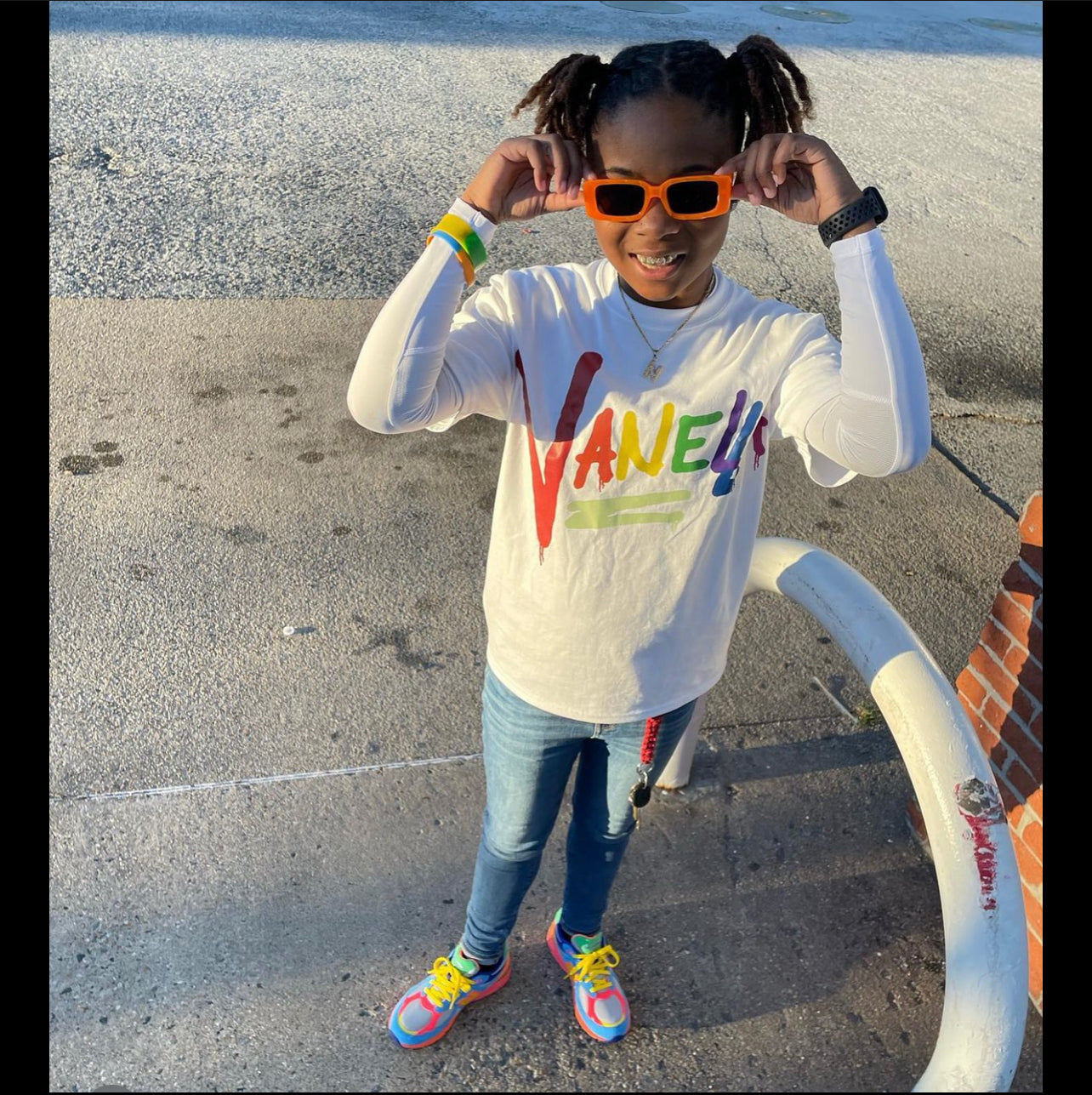 Kid Spray Paint Tees